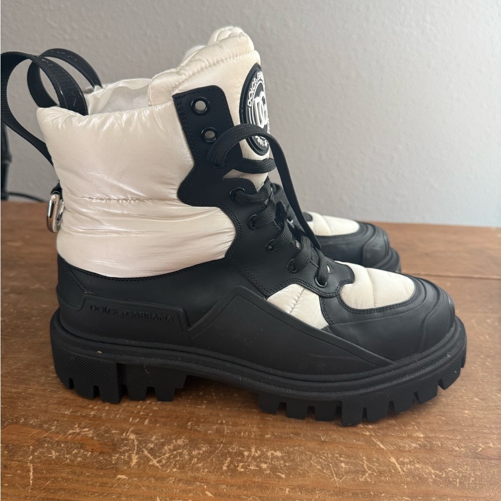 Dolce & Gabbana Black and White Women's Shoes